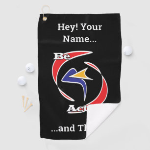 Be Active and Thrive Golf Towel