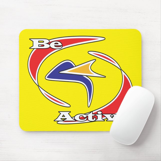 Be Active  Mouse Pad (With Mouse)