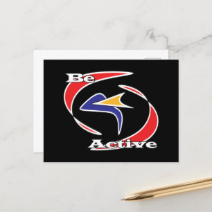Be Active  Postcard