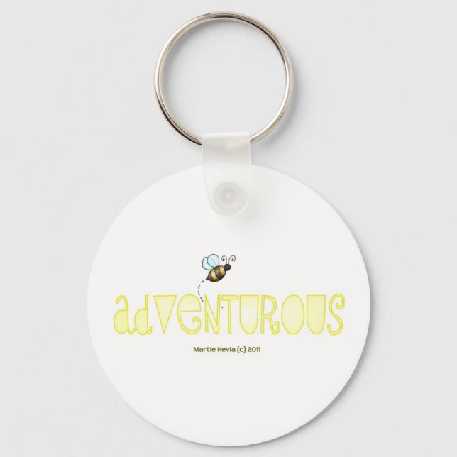 Be Adventurous - A Positive Word Key Ring (Front)