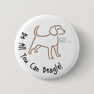 Be All You Can Beagle Button