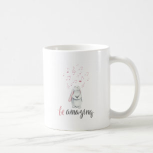 Be Amazing Music Bunny Coffee Mug