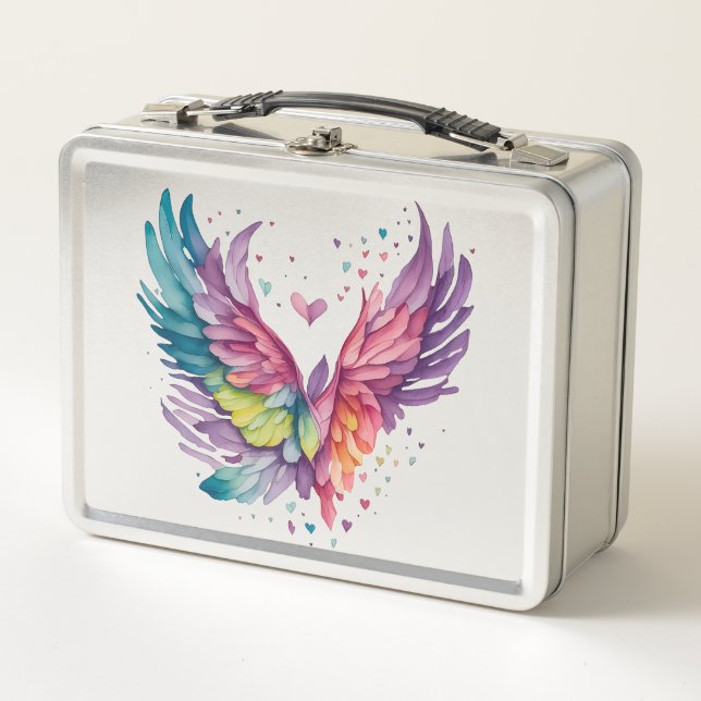 Be An Angel Metal Lunch Box (Front)