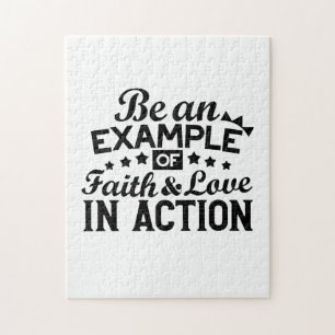 Be an Example of Faith and Love in Action Jigsaw Puzzle