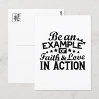 Be an Example of Faith and Love in Action
