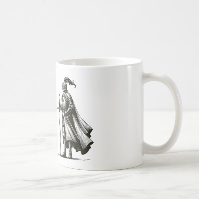 "Be an old fashioned knight" Mug (Right)