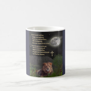 Be anxious for nothing christian mug