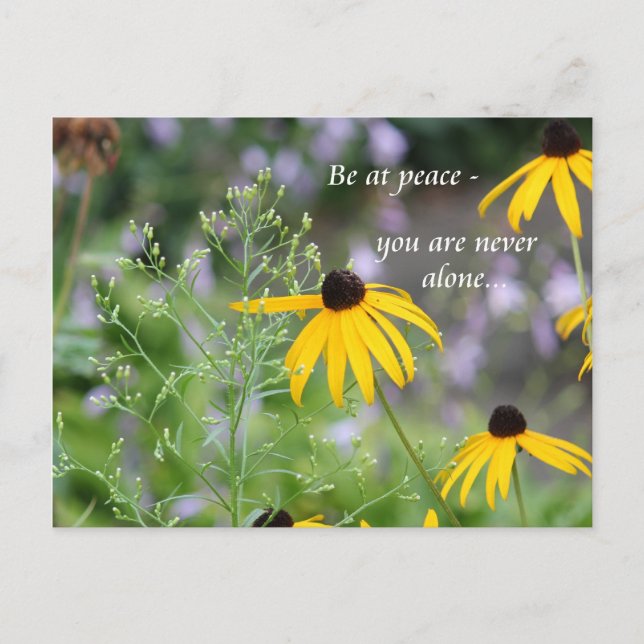 Be at peace postcard (Front)