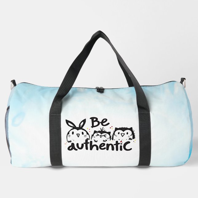 Be Authentic Duffle Bag (Back)