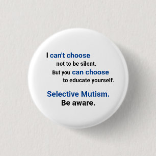 Be Aware Educate 3 Cm Round Badge