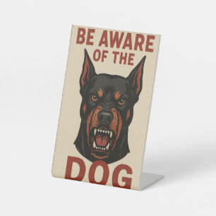 Be Aware of the Dog Pedestal Sign