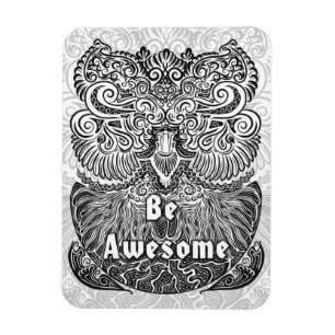 Be Awesome - Positive Statement Quote Magnet