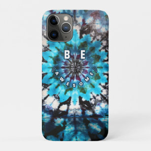 Be Awesome Tie Dye Design iPhone 11 Pro Case