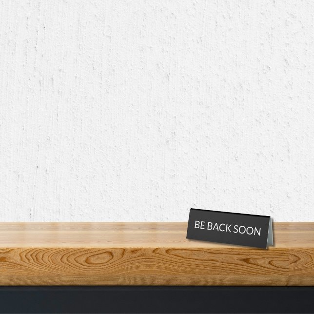 Be Back Soon Black (Creator Uploaded)
