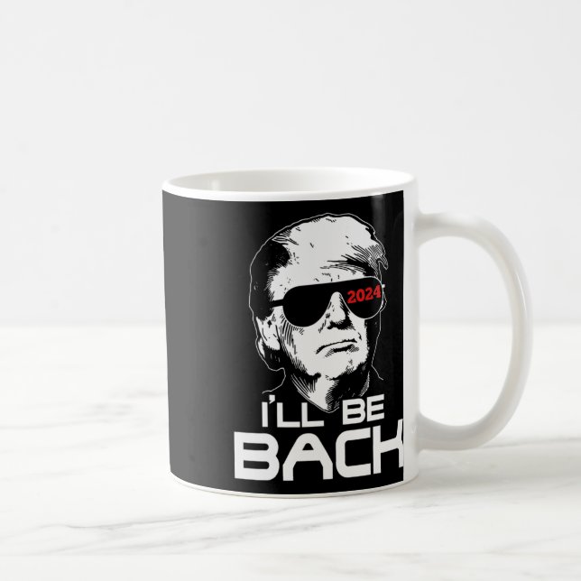Be Back Trump 2024  Coffee Mug (Right)