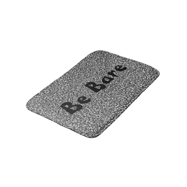 Be Bare Bath Mat Bathroom Decor (Angled)