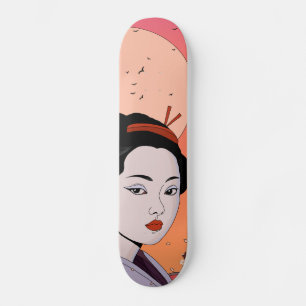Be Beautiful Geisha Girl Skateboard