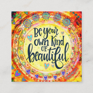 “Be Beautiful’ Inspirivity kindness cards