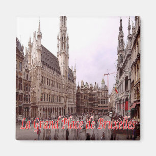 BE - Belgium - Brussels - Grand Place Brussels Magnet