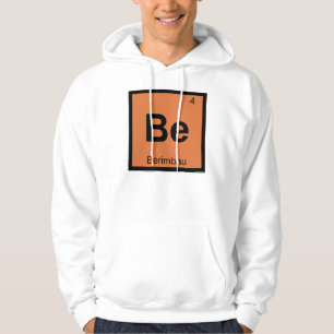 Be - Berimbau Music Chemistry Periodic Table Hoodie