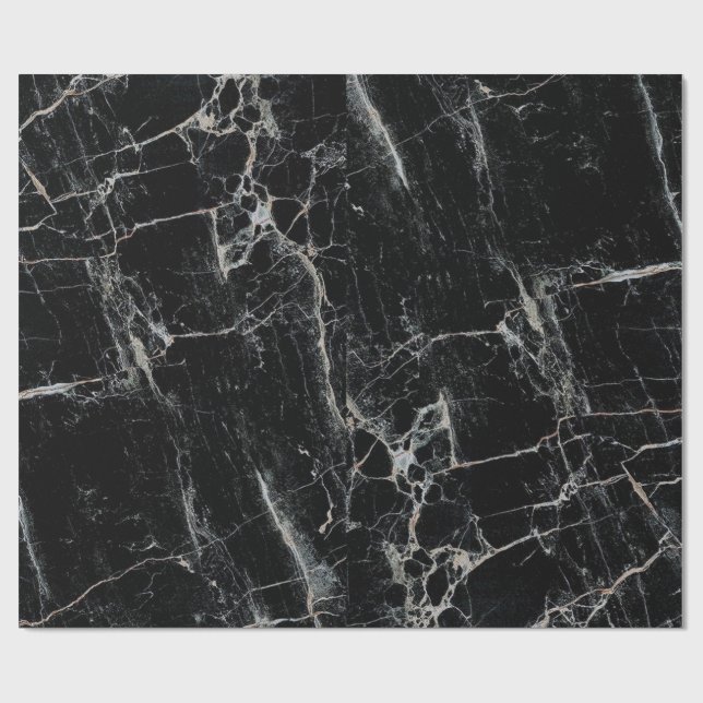 be black wrapping wrapping paper (Flat)