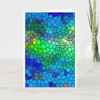 Be Blessed - Encouragement - Stained Glass Pieces Card