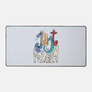 Be Bold, Be You: Just Be Yourself Desk Mat