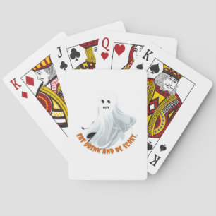 Be Boos Eat Drink And Be Scary Classic Playing Cards