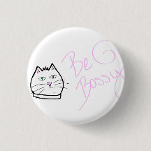 Be Bossy Cat Pin