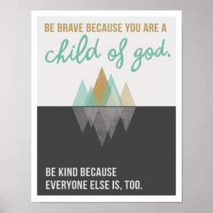 Be Brave Because 11"x14" Art Print II