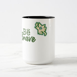 Be Brave Dancing Stars Graphic Two-Tone Coffee Mug