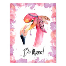 Be Brave Flamingo