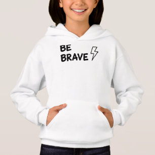 Be Brave Motivational Quote with Lightning Bolt De
