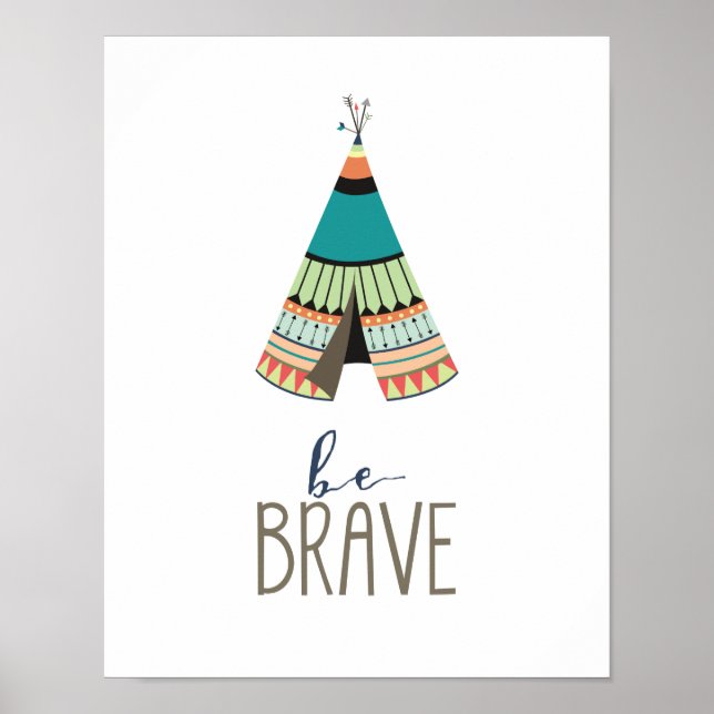 Be Brave Poster (Front)