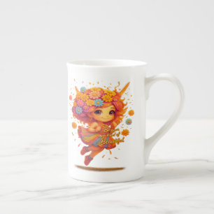 "Be Bright, Be Beautiful" Tall Mug – Whimsical Flo