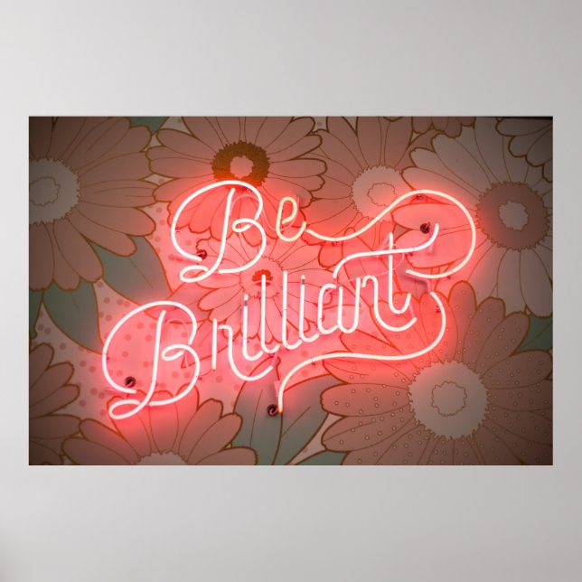 Be Brilliant Poster (Front)