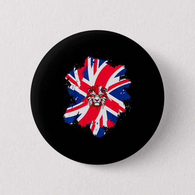 Be British Flag Uk Engli-shirt_1  6 Cm Round Badge (Front)