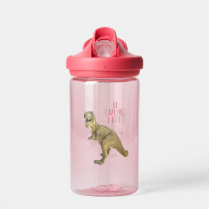 Be Careful, I Bite - Dinosaur Water Bottle