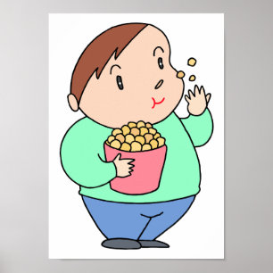 Be careful not to overeat unconsciously. poster