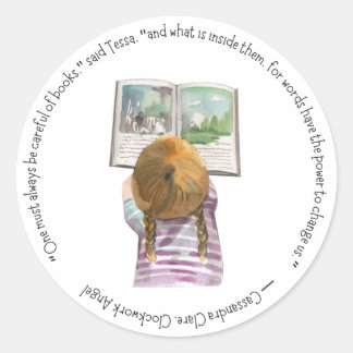 Be Careful of Books Sticker