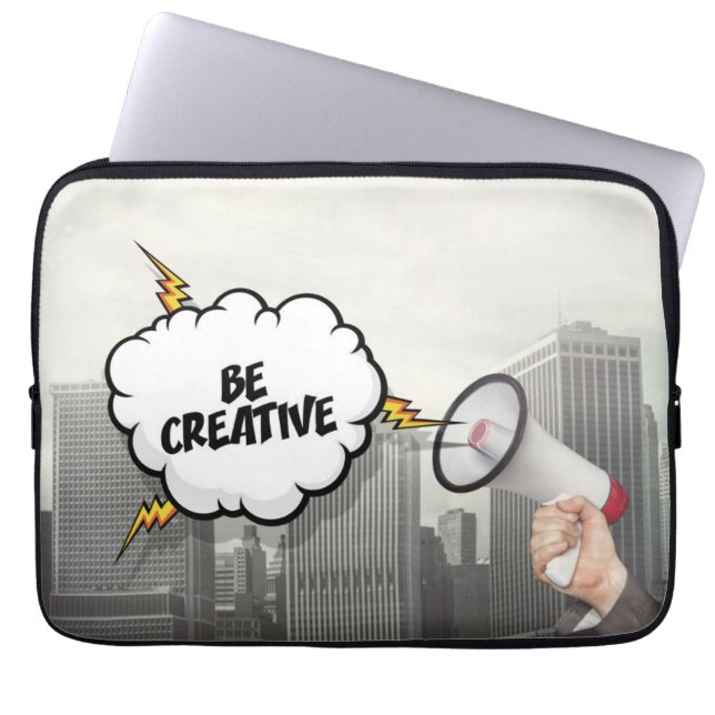 Be Creative Laptop Sleeve (Front)