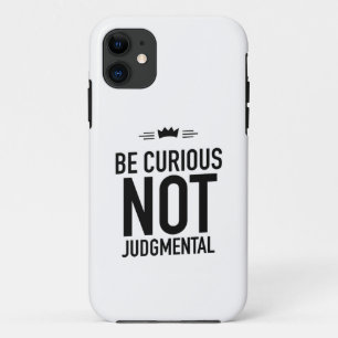 Be curious black iPhone 11 case