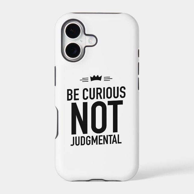 Be Curious, Not Judgmental – Inspirational Quote (Back)