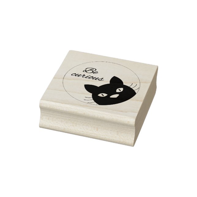 Be Curious Rubber Stamp (Stamp)