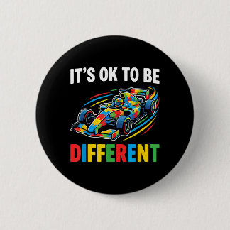 Be Different Au Racing Car Awareness 6 Cm Round Badge