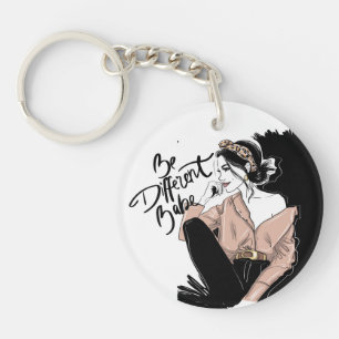 Be Different Babe Key Ring