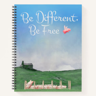 Be Different, Be Free Notebook