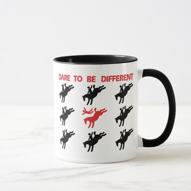 Be Different - Funny Horse Saying Mug (Right)