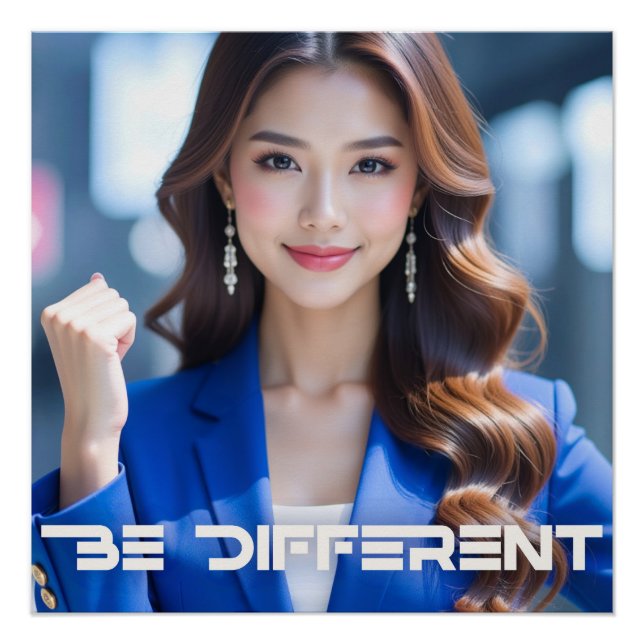 BE DIFFERENT POSTER (Front)