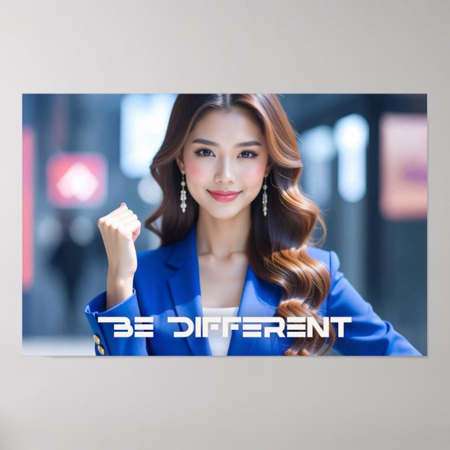 BE DIFFERENT POSTER (Front)